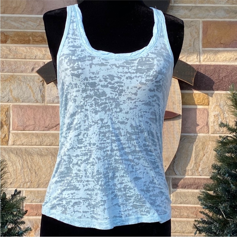 Urban Outfitters BDG Sky Blue Burnout Racerback Tank Top